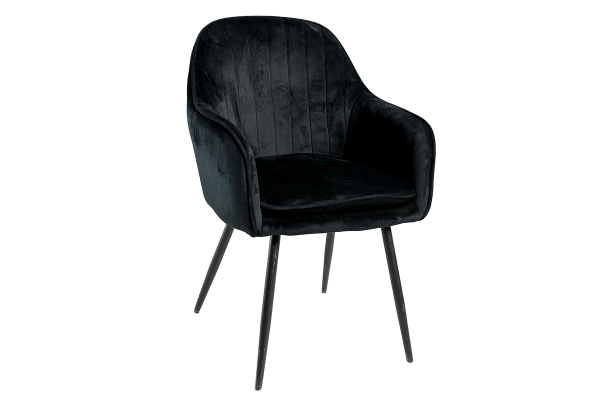 כורסת פאנל שחורה