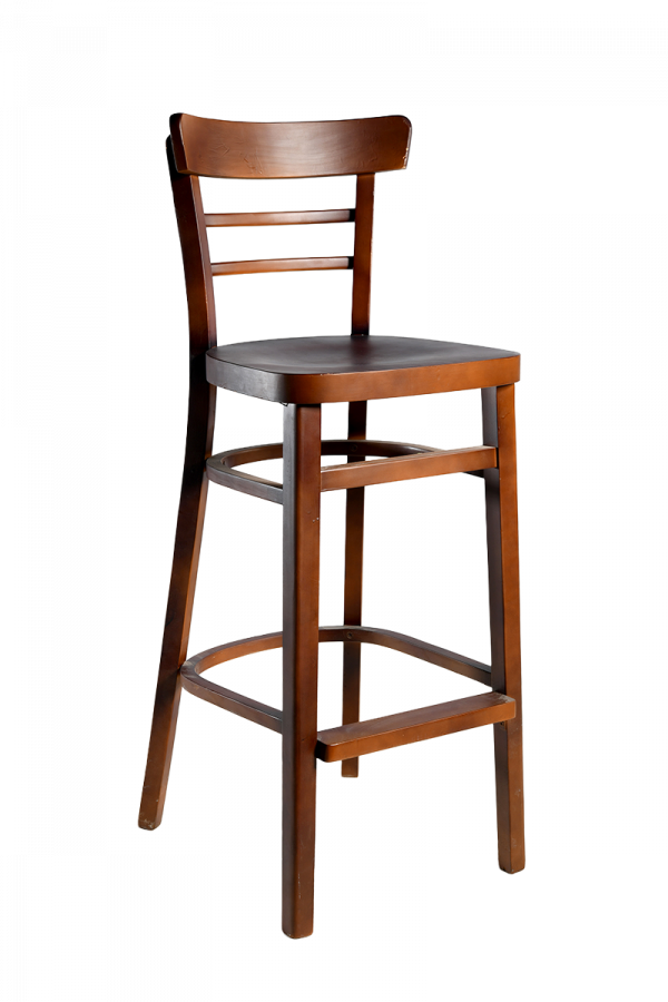 כיסא בר שקד עץ אגוז