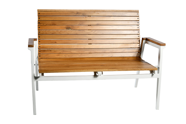 ספסל גינה זוגי