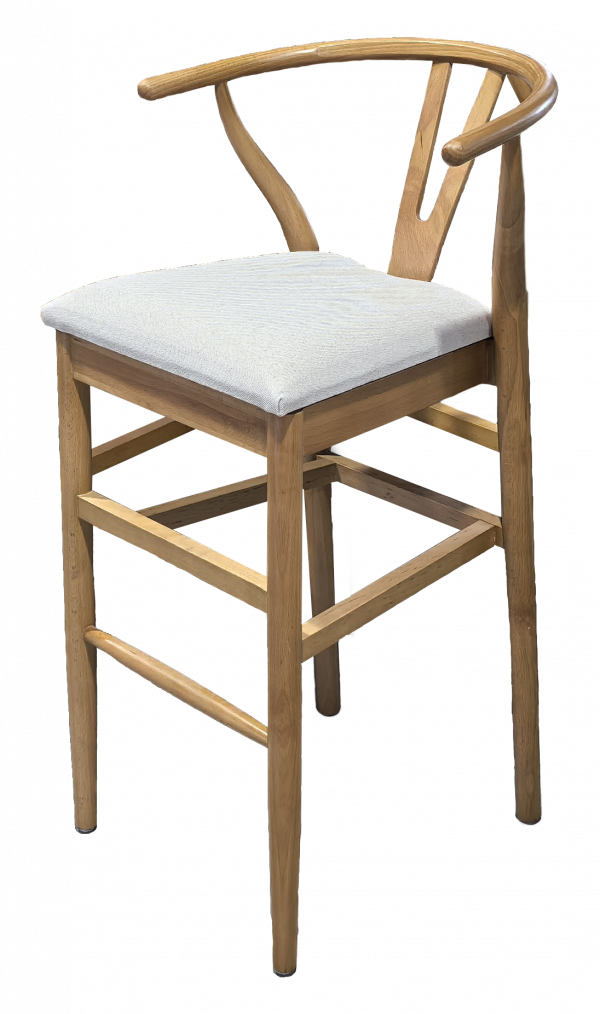 כסא בר ארבל בצבע אורן